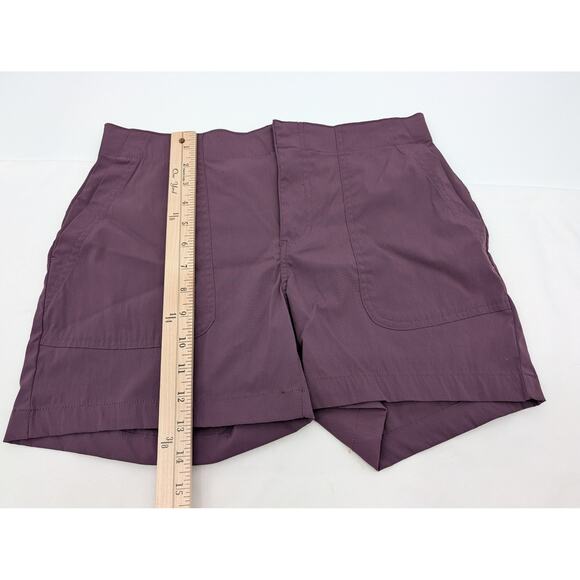BUNDLE! Eddie Bauer Womens 4 Shorts Nylon Blue Purple Hiking Camping Fishing - Picture 10 of 10